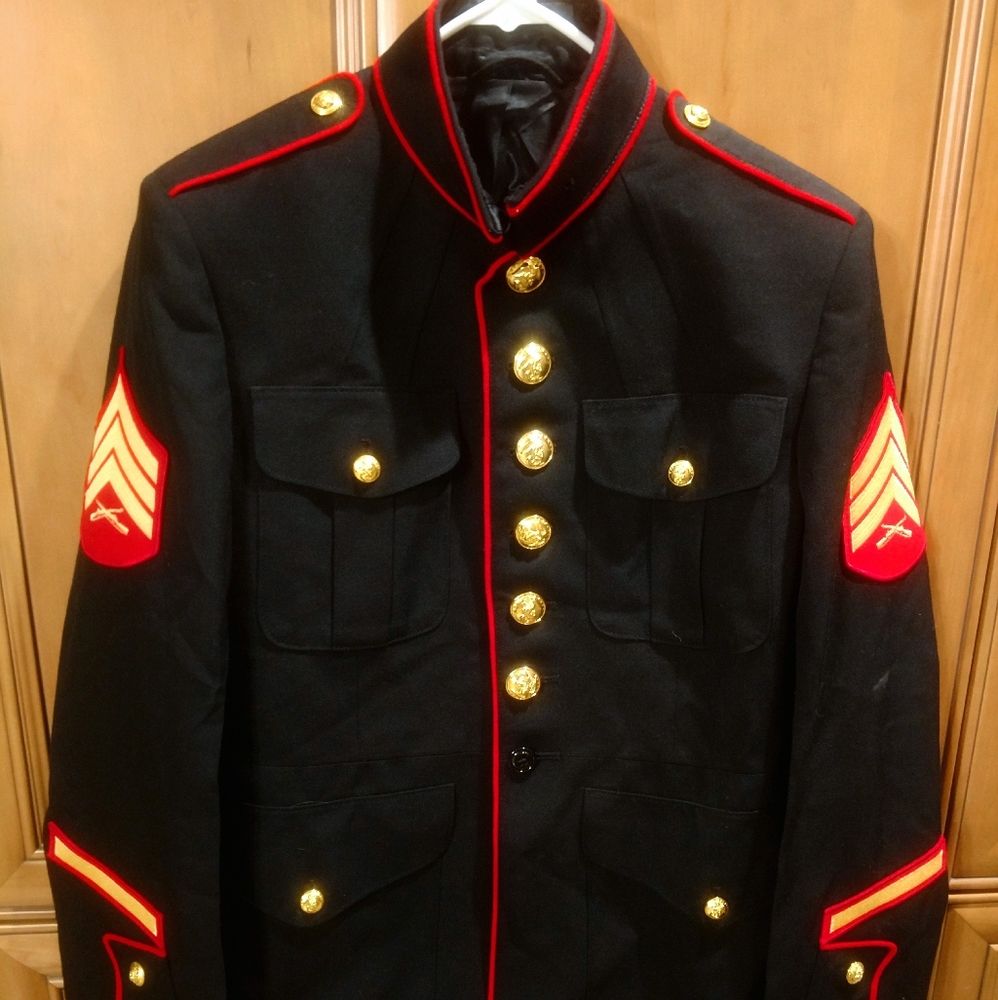 Vintage Man's Military Dress Coat